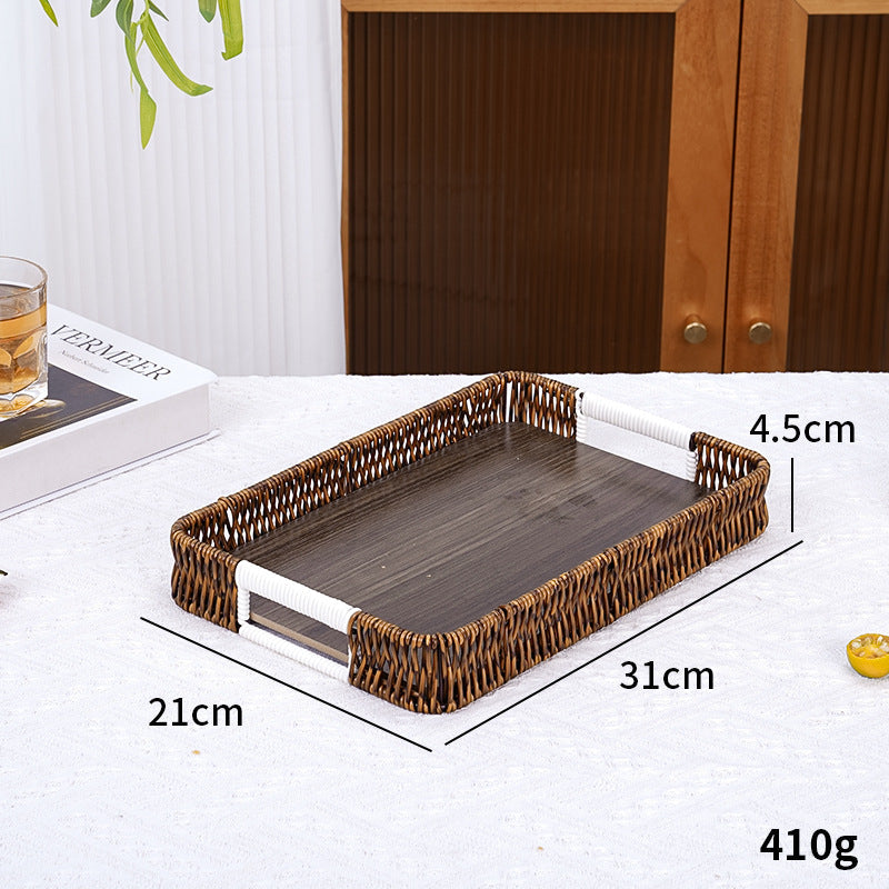 Decorative Woven Serving Tray