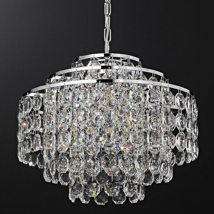 Crystal ceiling pendant light
