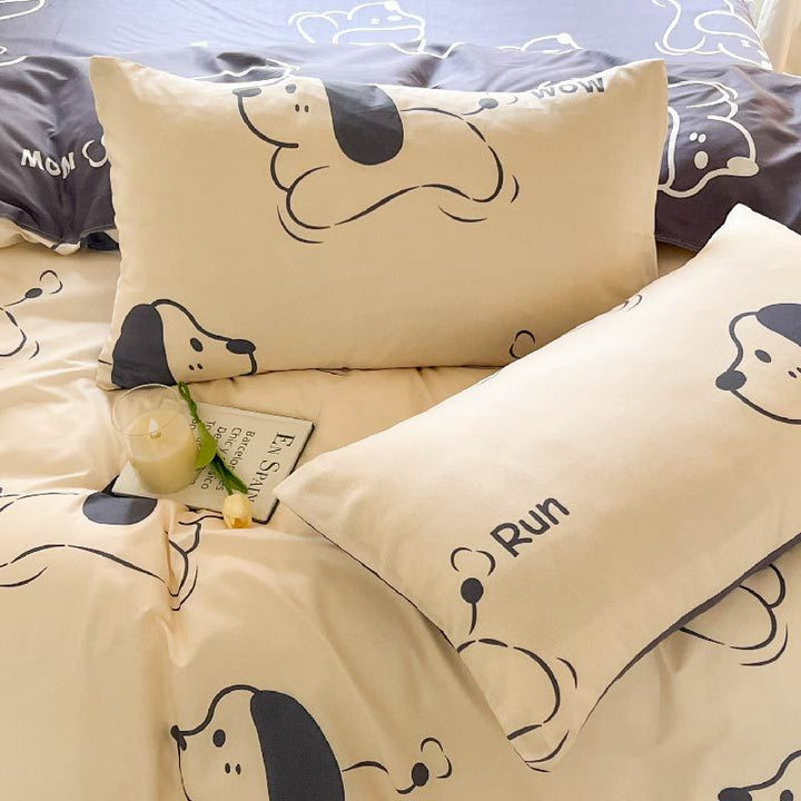 Stylish Plaid Bedding Set