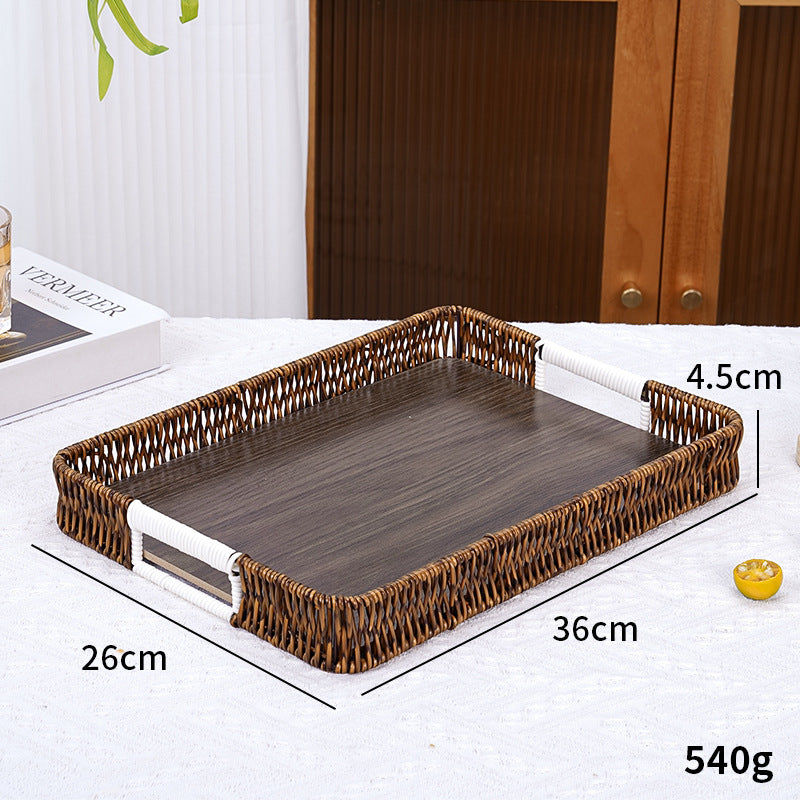 Stylish Handwoven Serving Tray