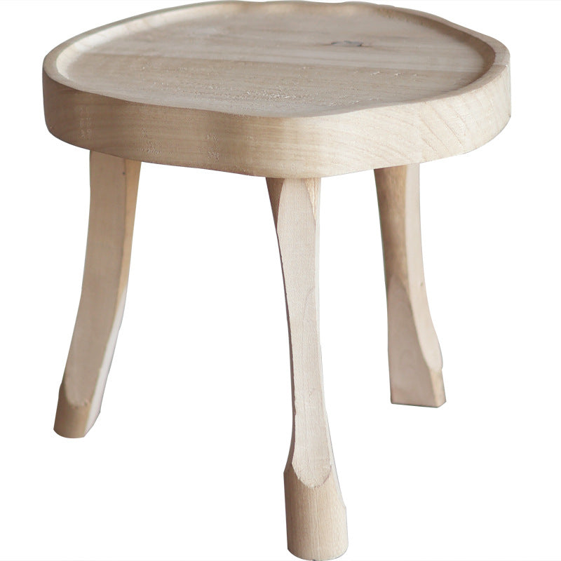 Elegant wood side table