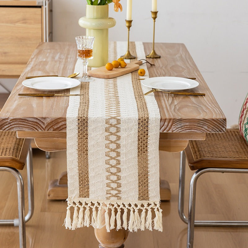 Woven Bohemian Table Runner