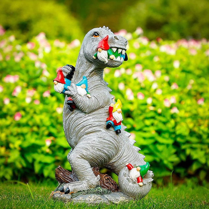 Whimsical Dinosaur Garden Figurine
