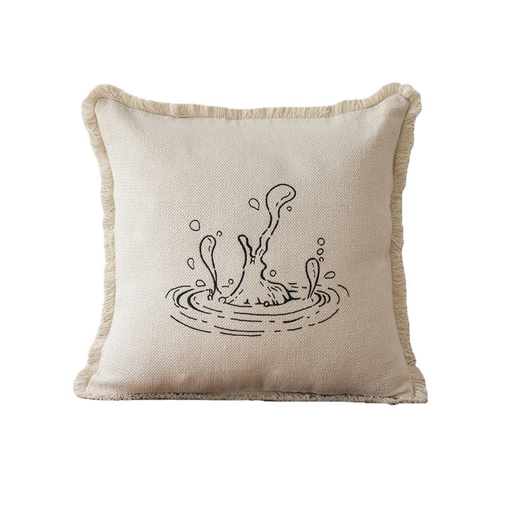 Coastal-Themed Decorative Throw Pillow