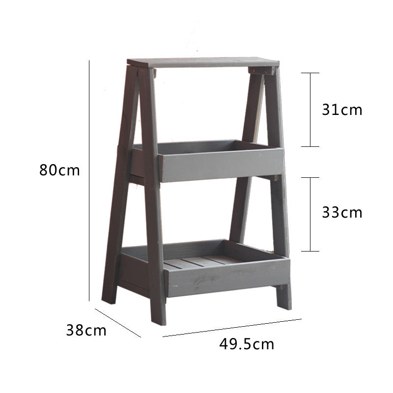 Wooden shelf