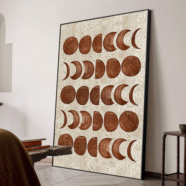 Bohemian Lunar Phase Wall Art