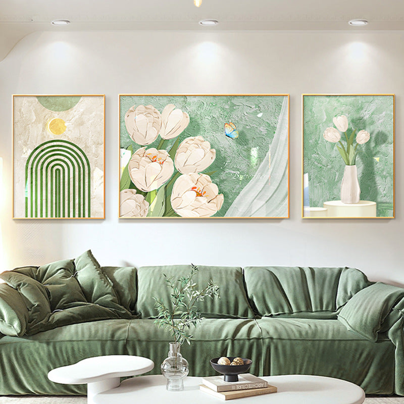 Decorative Framed Triptych Art Print