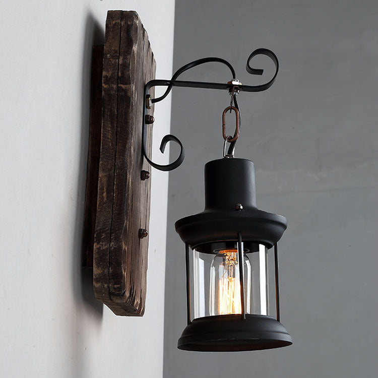 Rustic Wall Lantern Light