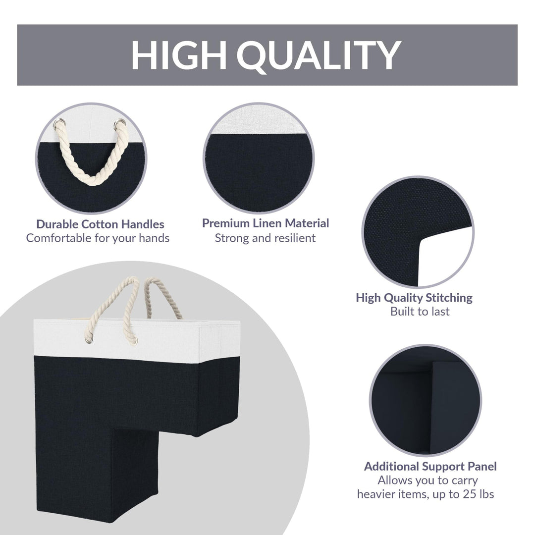 Practical storage bag with rope handles