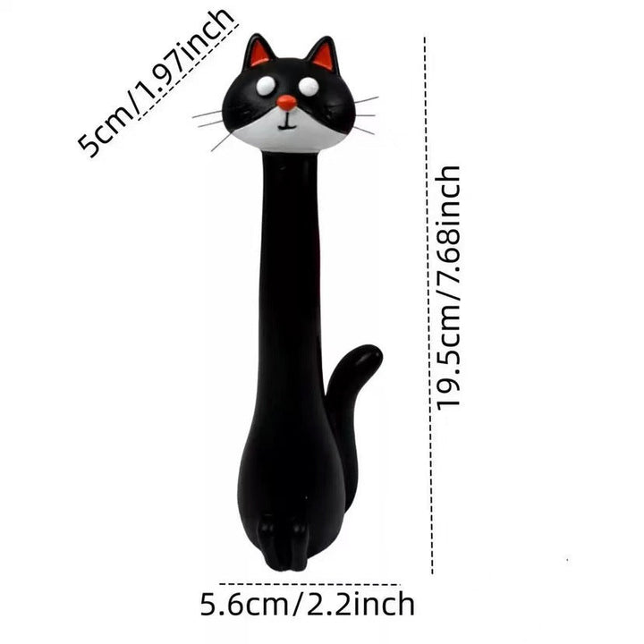 Decorative cat figurine in elegant style