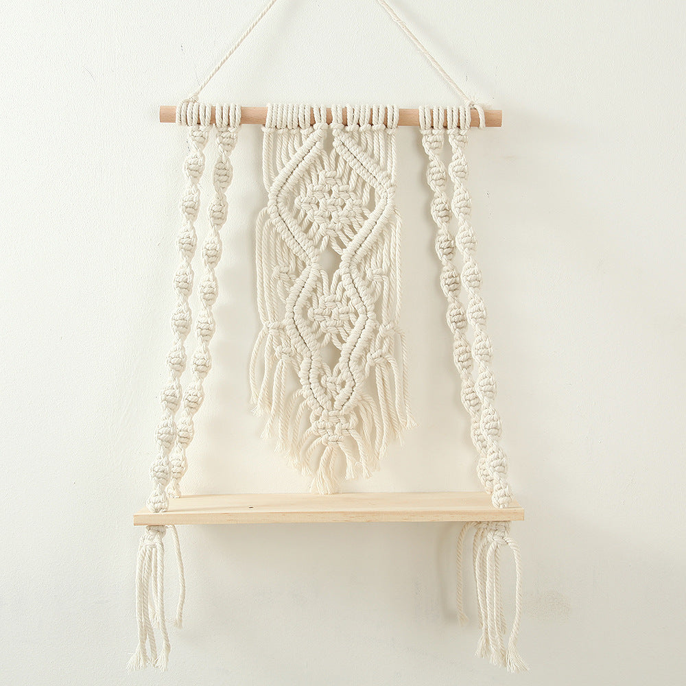 Decorative Macramé Swing Shelf