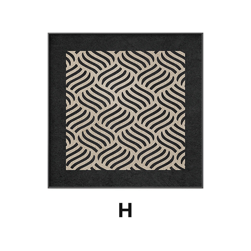 Abstract Line Art Framed Wall Decor