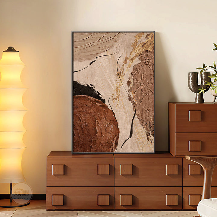 Abstract Textured Canvas Wall Artwork
