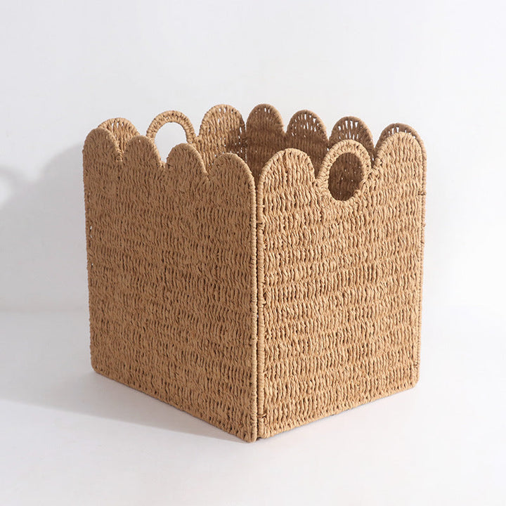 Woven Seagrass Toy Storage Container