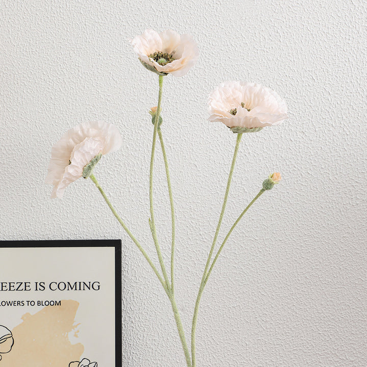 Artificial Romantic Poppy Bouquet