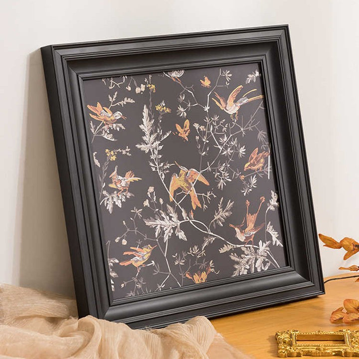 Ornate Botanical Wall Art Picture Frame for Home