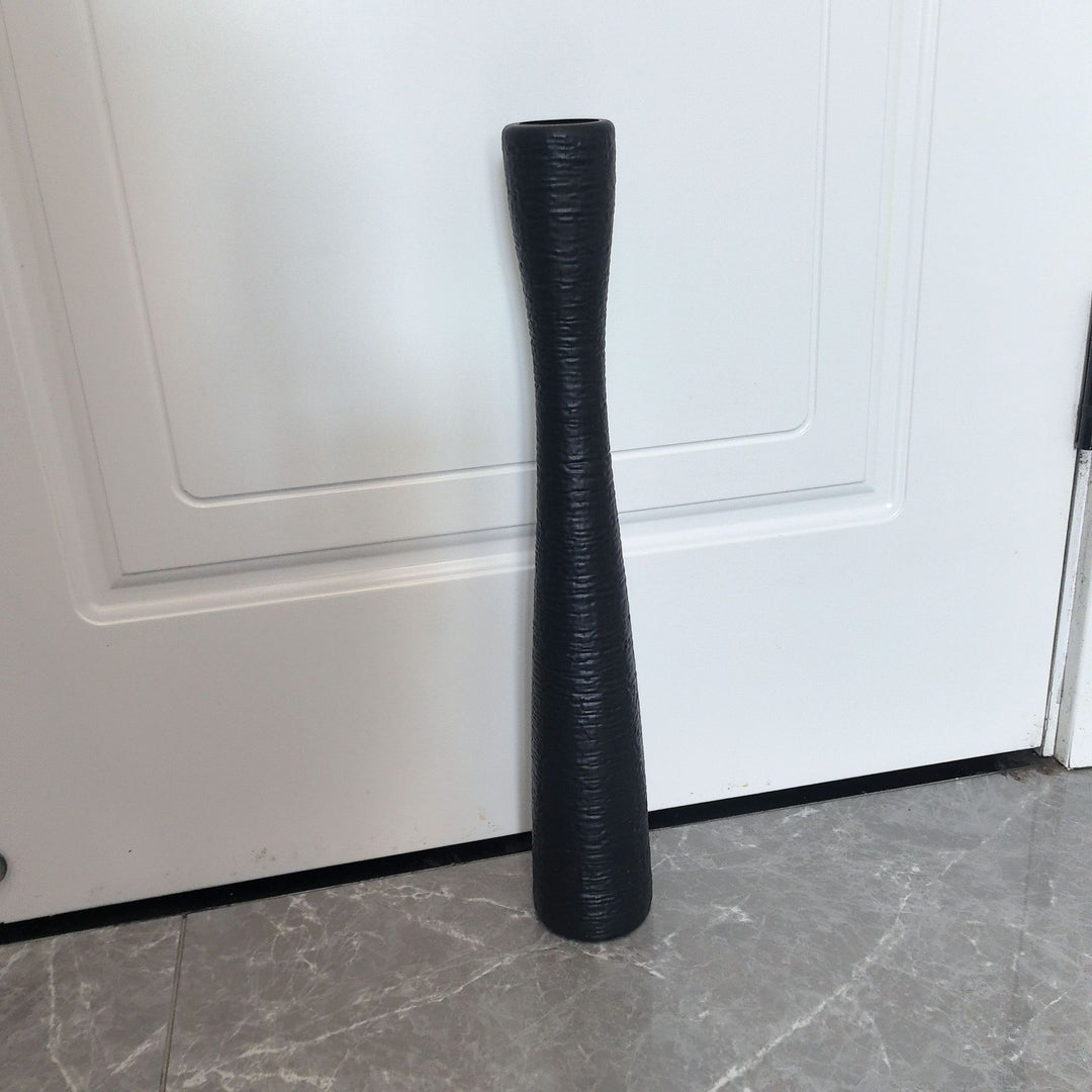Textured Tall Decorative Vase