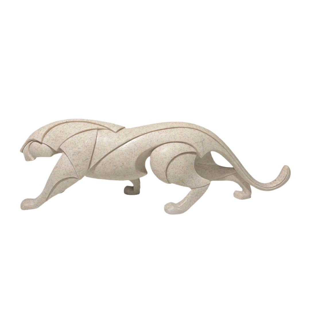 Artistic Panther Sculpture