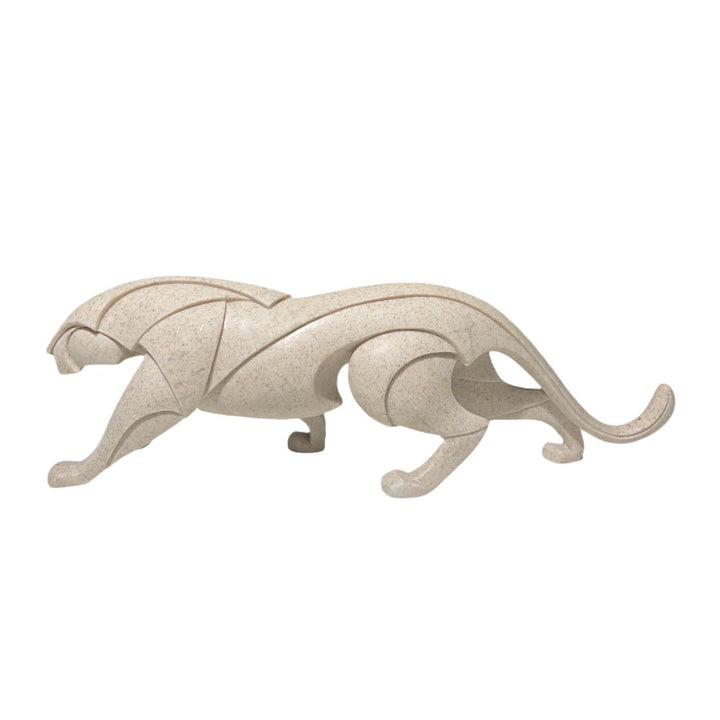 Artistic Panther Sculpture