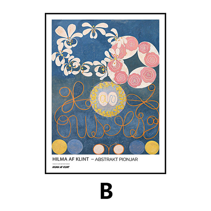 Framed Abstract Expressionist Art Print