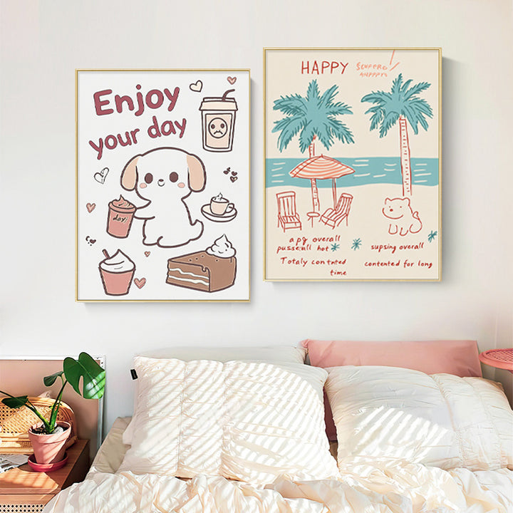 Dog-Themed Framed Wall Art