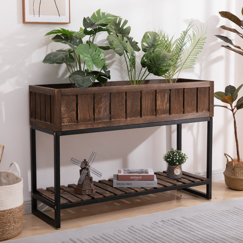 Wooden Planter Stand