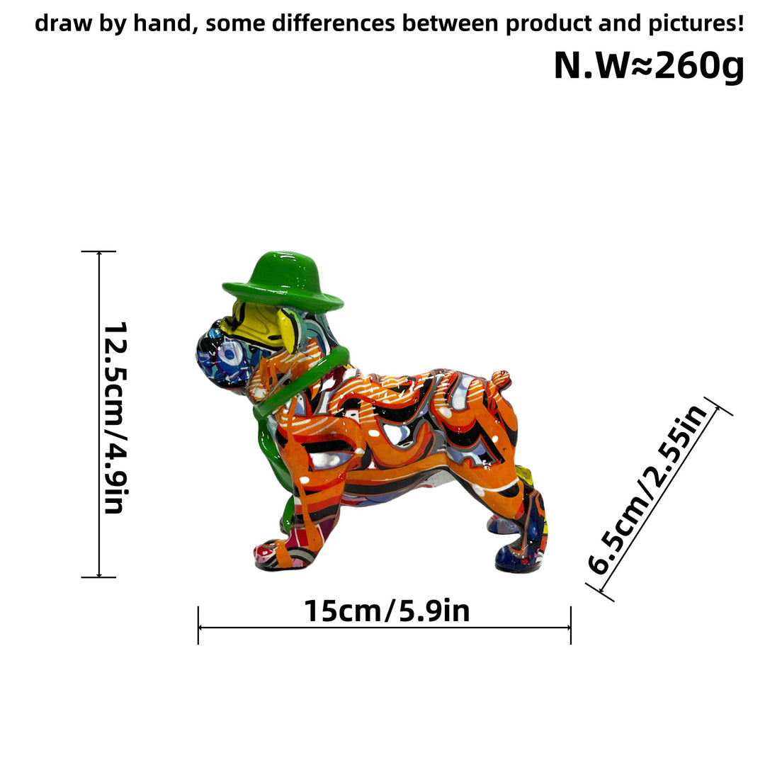 Colorful decorative figure