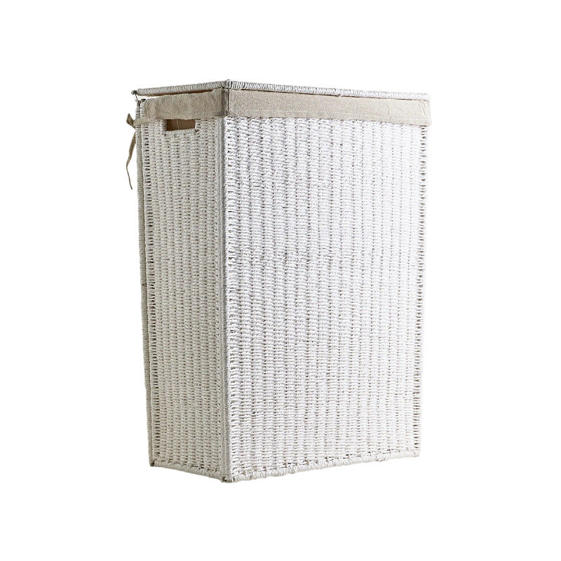 High-quality laundry basket made of natural wicker