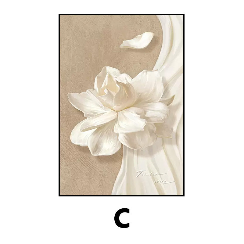 Elegant Floral Relief Artwork