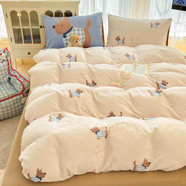Playful Animal-Themed Comforter Set