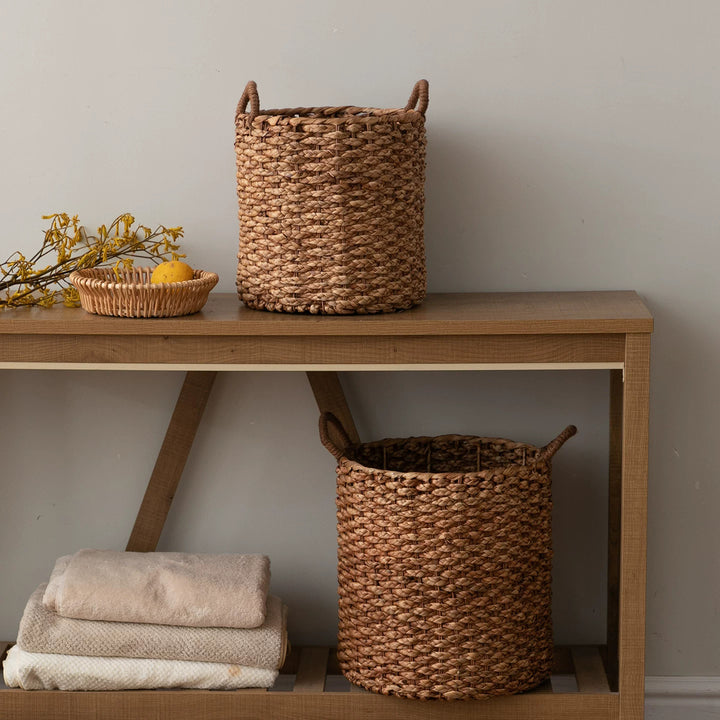 Round Woven Storage Bin