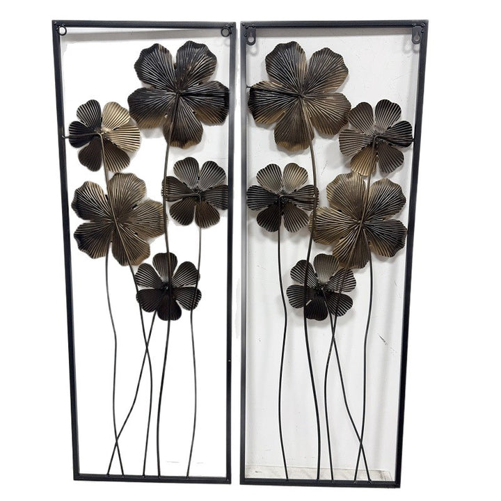 Artistic Floral Wall Metal Decor