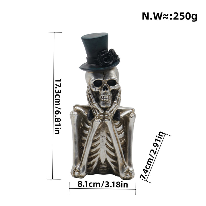 Romantic Skeleton Figure