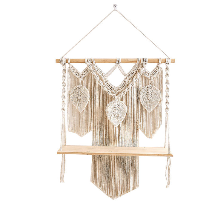 Artistic Macrame Wall Hanging Shelf