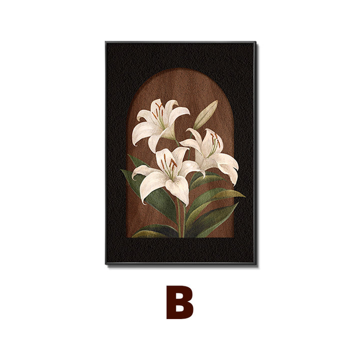 Floral Embellished Framed Wall Art