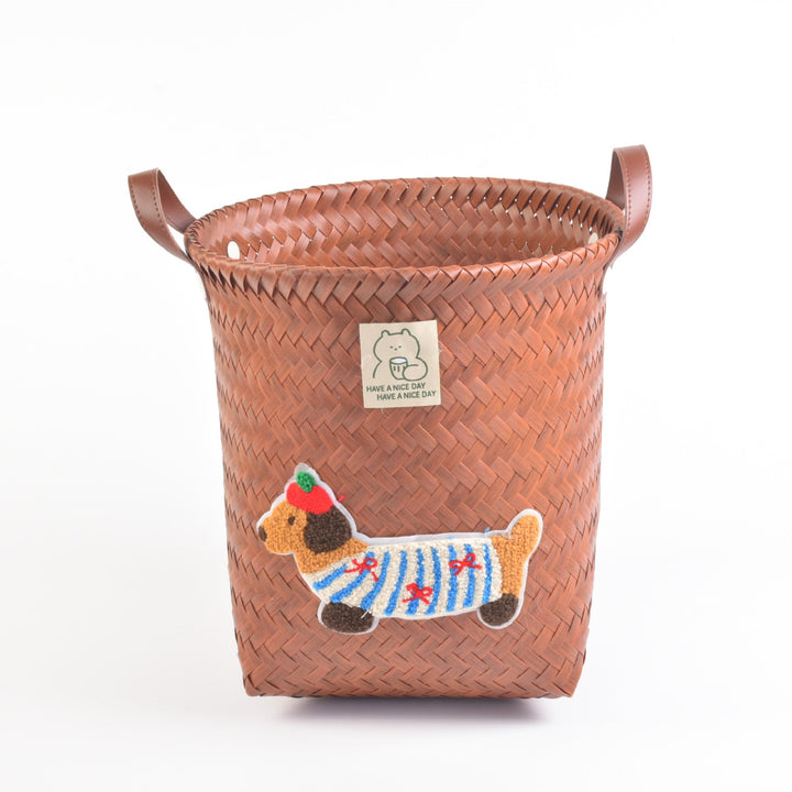 Decorative storage basket
