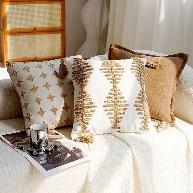 Textured Plush Throw Pillow