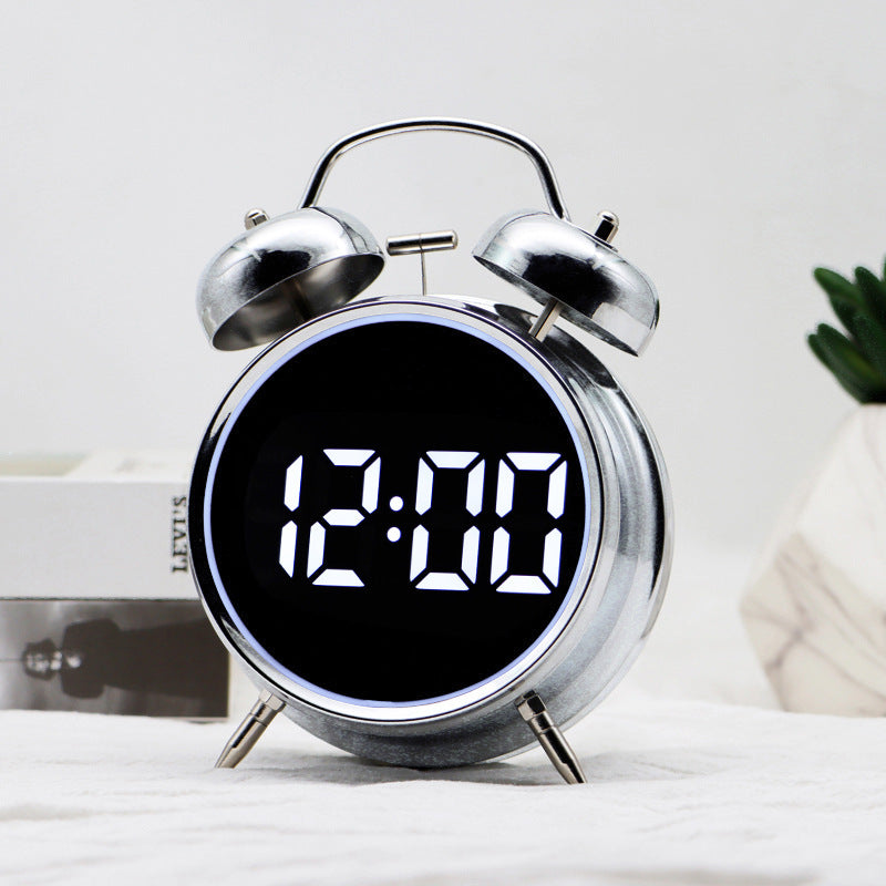 Digital Alarm Clock in Retro Style