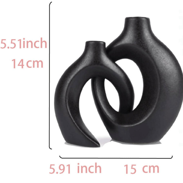 Artistic Abstract Vase Set