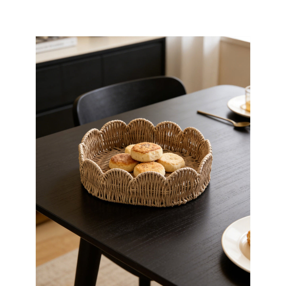 Decorative basket made of willow