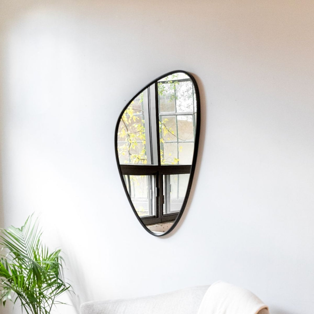 Abstract-Shaped Wall Mirror