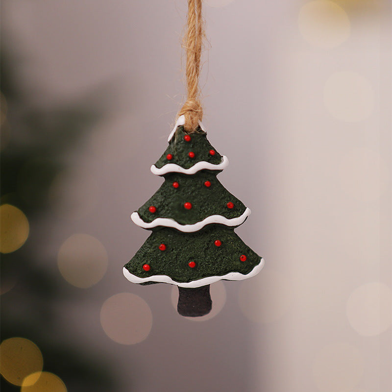 Decorative Christmas stocking with reindeer motif