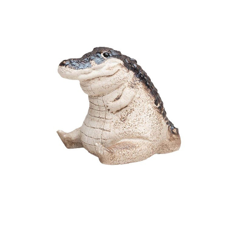 Decorative Crocodile Figurine