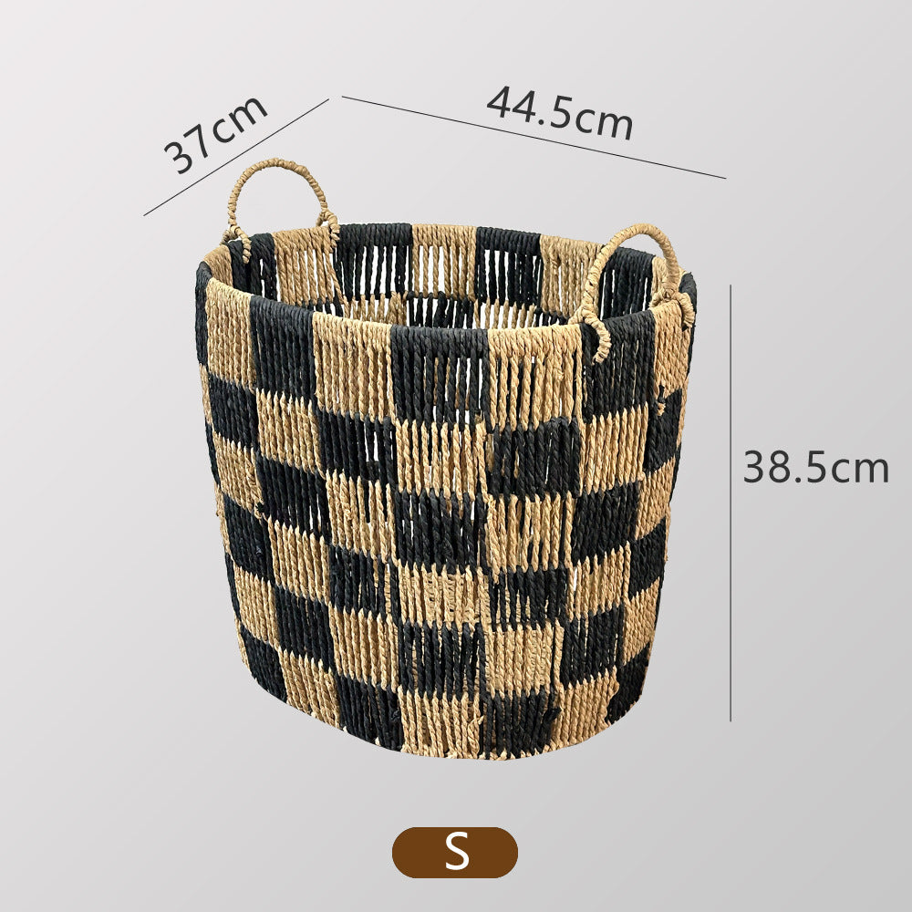 Handwoven storage basket
