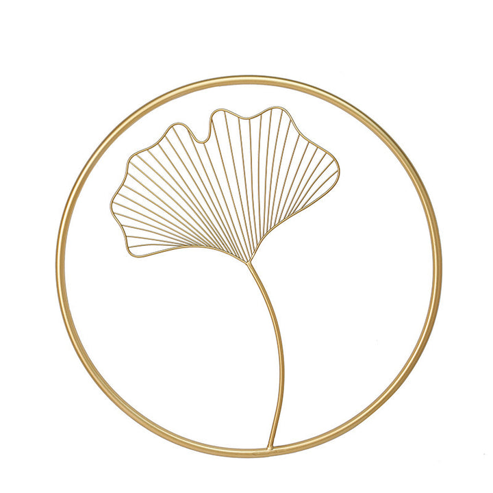 Decorative Metal Ginkgo Leaf Wall Art