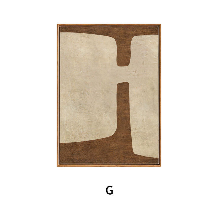 Abstract Minimalist Framed Artwork