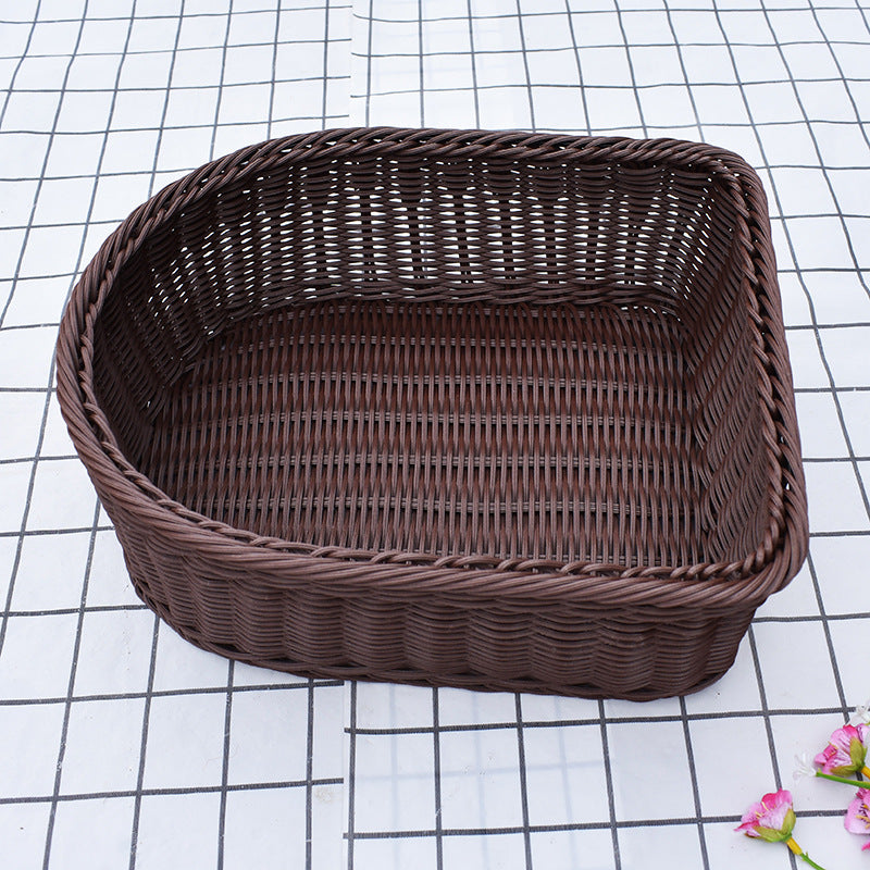 Handwoven Oval Storage Basket