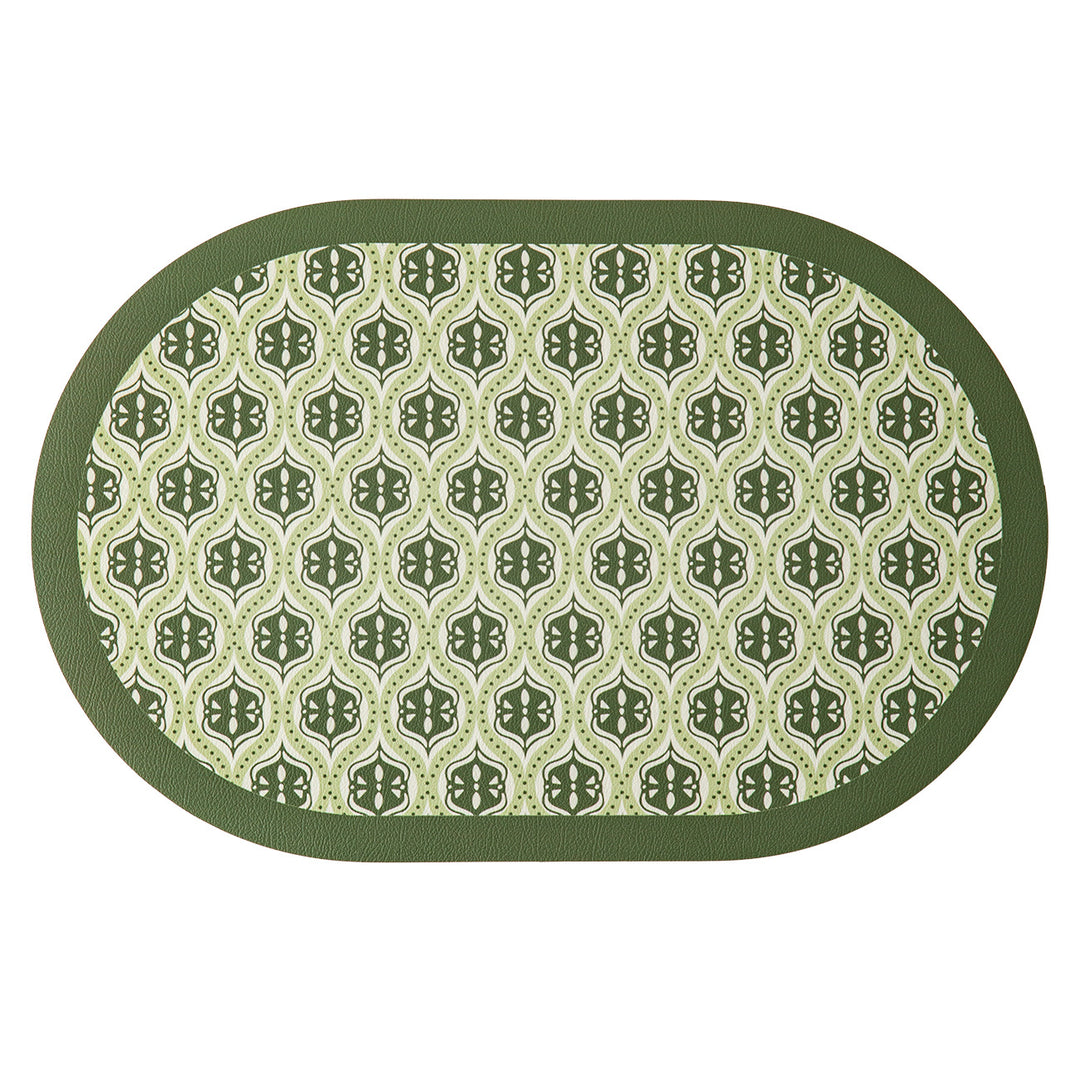Beef woven area rug with floral ornamentation and animal motif