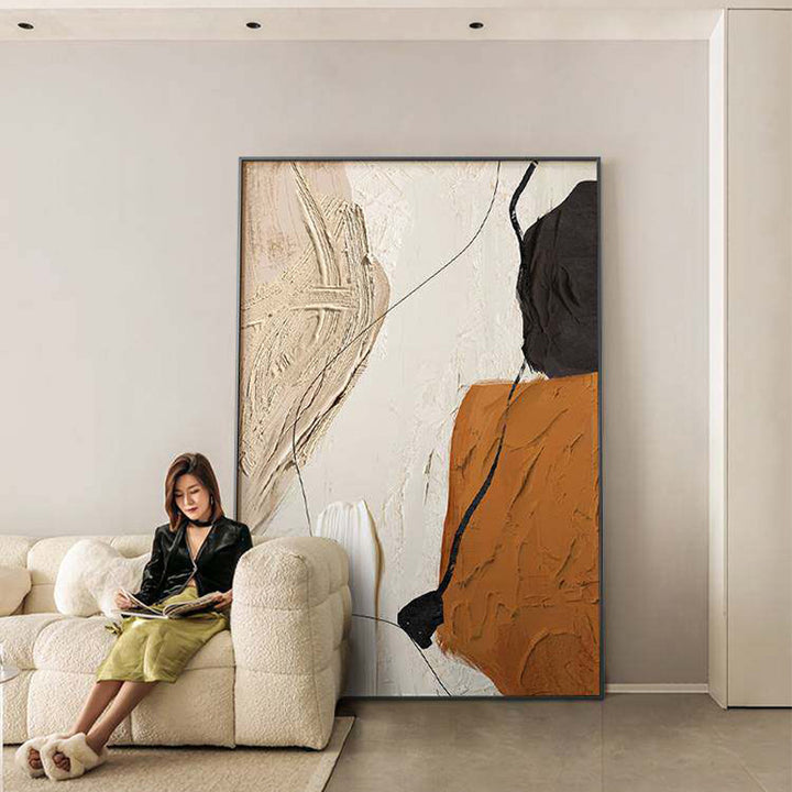 Abstract Textured Canvas Artwork