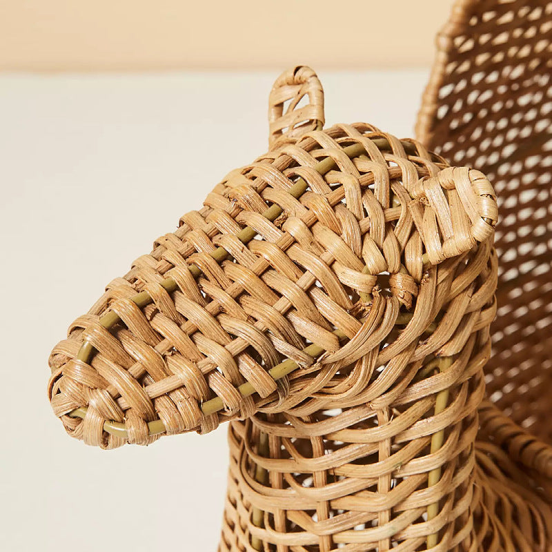 Playful storage basket in the shape of a turtle